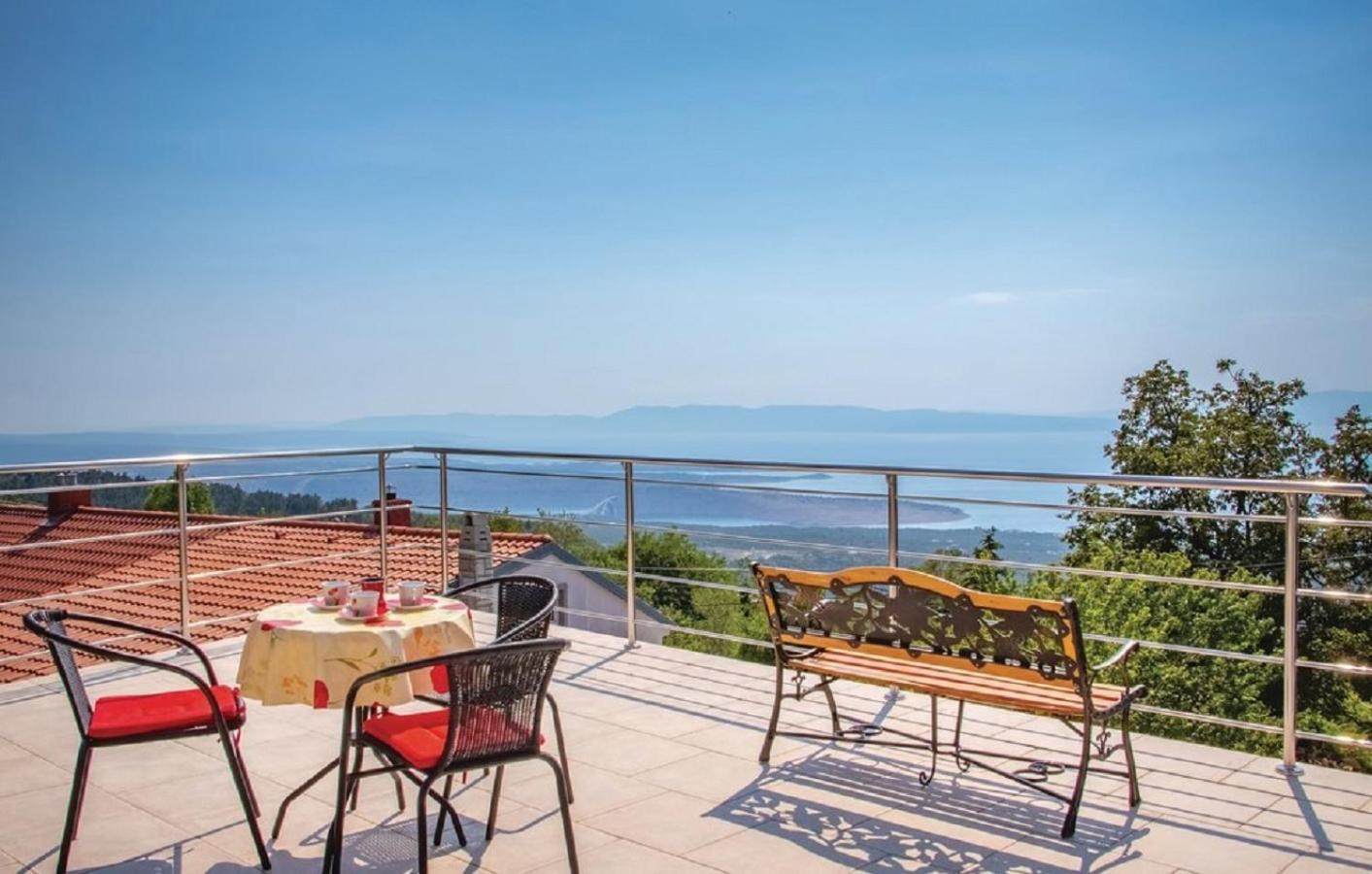 Apartment Jasna With Breathtaking Sea View, Terrace And Free Parking Hreljin Exterior photo